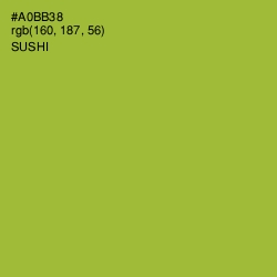 #A0BB38 - Sushi Color Image