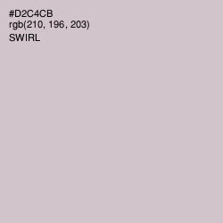 #D2C4CB - Swirl Color Image