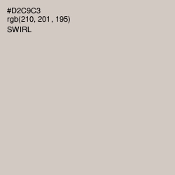#D2C9C3 - Swirl Color Image