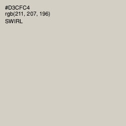 #D3CFC4 - Swirl Color Image