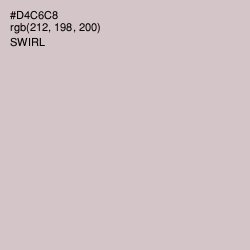 #D4C6C8 - Swirl Color Image