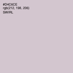 #D4C6CE - Swirl Color Image