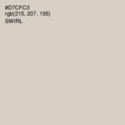 #D7CFC3 - Swirl Color Image