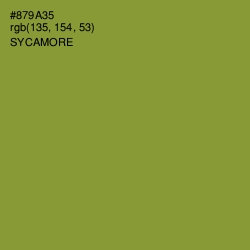 #879A35 - Sycamore Color Image