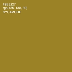 #9B8227 - Sycamore Color Image