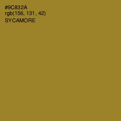 #9C832A - Sycamore Color Image