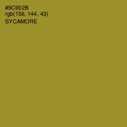 #9C902B - Sycamore Color Image