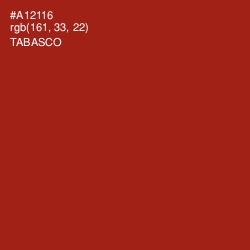 #A12116 - Tabasco Color Image