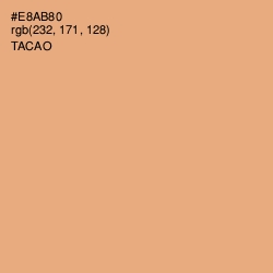 #E8AB80 - Tacao Color Image