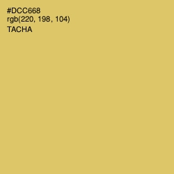 #DCC668 - Tacha Color Image