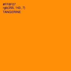 #FF8F07 - Tangerine Color Image