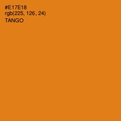 #E17E18 - Tango Color Image