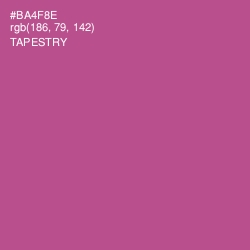 #BA4F8E - Tapestry Color Image