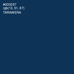 #0D3357 - Tarawera Color Image