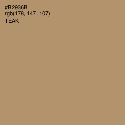 #B2936B - Teak Color Image