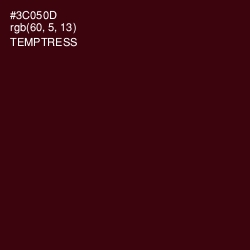 #3C050D - Temptress Color Image