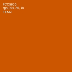 #CC5600 - Tenn Color Image