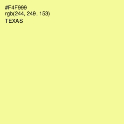 #F4F999 - Texas Color Image
