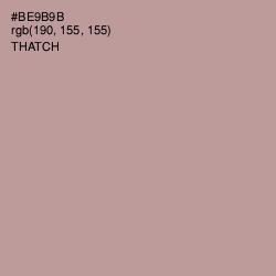 #BE9B9B - Thatch Color Image