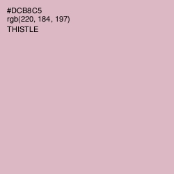 #DCB8C5 - Thistle Color Image
