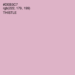 #DEB3C7 - Thistle Color Image