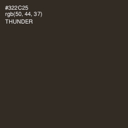#322C25 - Thunder Color Image