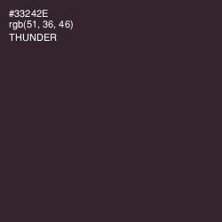#33242E - Thunder Color Image