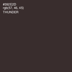 #392E2D - Thunder Color Image