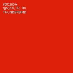 #DC200A - Thunderbird Color Image