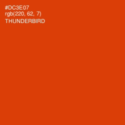 #DC3E07 - Thunderbird Color Image
