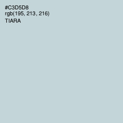 #C3D5D8 - Tiara Color Image