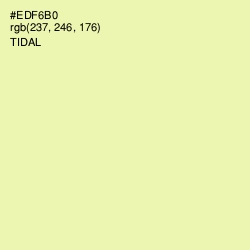 #EDF6B0 - Tidal Color Image