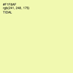 #F1F8AF - Tidal Color Image