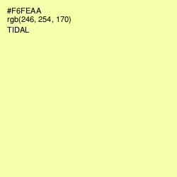 #F6FEAA - Tidal Color Image