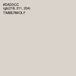 #DAD3CC - Timberwolf Color Image