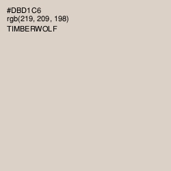 #DBD1C6 - Timberwolf Color Image