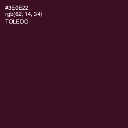 #3E0E22 - Toledo Color Image