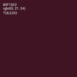 #3F1522 - Toledo Color Image