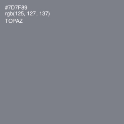 #7D7F89 - Topaz Color Image