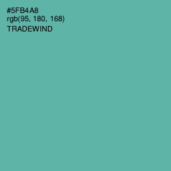 #5FB4A8 - Tradewind Color Image