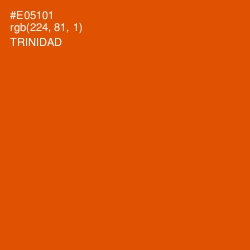 #E05101 - Trinidad Color Image