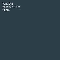 #2B3D48 - Tuna Color Image