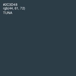 #2C3D48 - Tuna Color Image