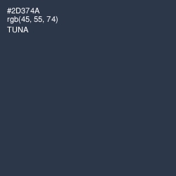 #2D374A - Tuna Color Image