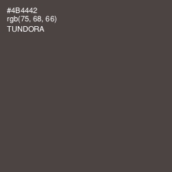 #4B4442 - Tundora Color Image