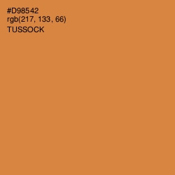 #D98542 - Tussock Color Image