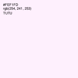 #FEF1FD - Tutu Color Image