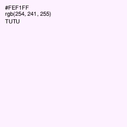 #FEF1FF - Tutu Color Image