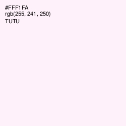#FFF1FA - Tutu Color Image