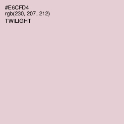 #E6CFD4 - Twilight Color Image